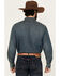 Image #4 - Cody James Men's Medium Wash Denim Long Sleeve Pearl Snap Western Shirt - Big, Medium Wash, hi-res