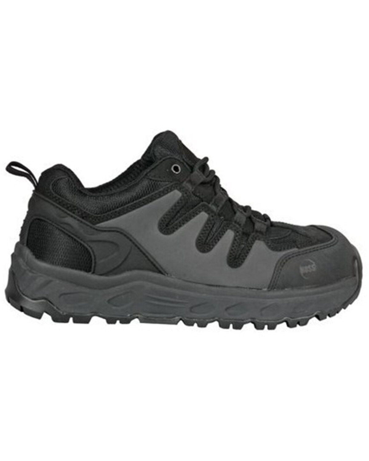 Image #2 - Hoss Men's Eric Lace-Up Work Boots - Aluminum Toe, Black, hi-res