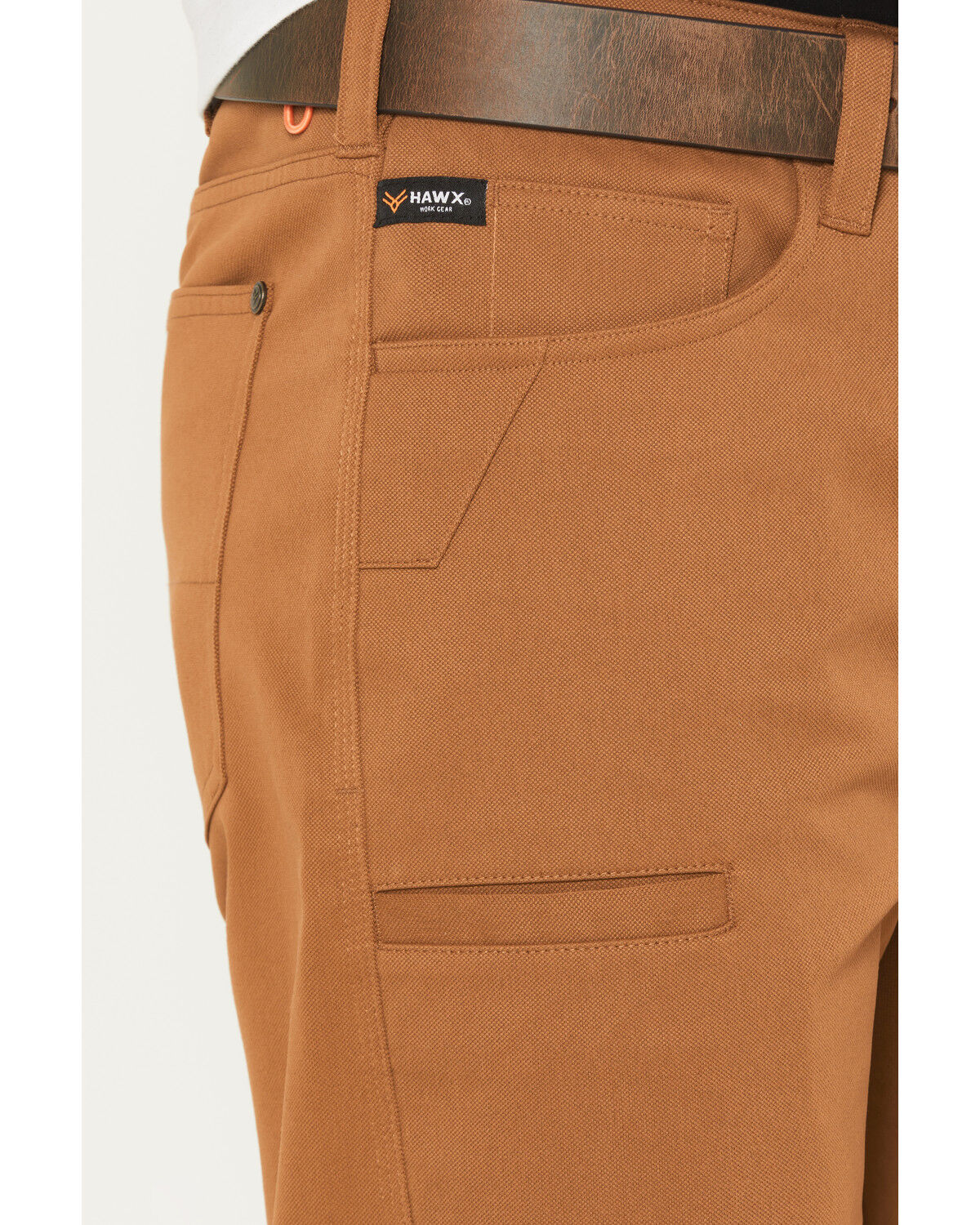 Image #2 - Hawx Men's Burr 2.0 UPF 50+ Water Repellent Stretch Work Pants, Rust Copper, hi-res