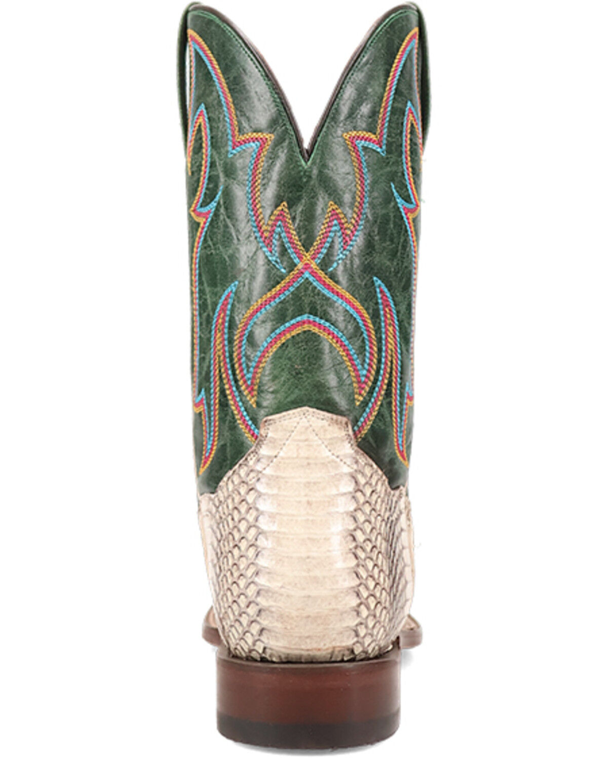 Image #5 - Dan Post Men's Exotic Snake Western Boots - Broad Square Toe, Natural, hi-res