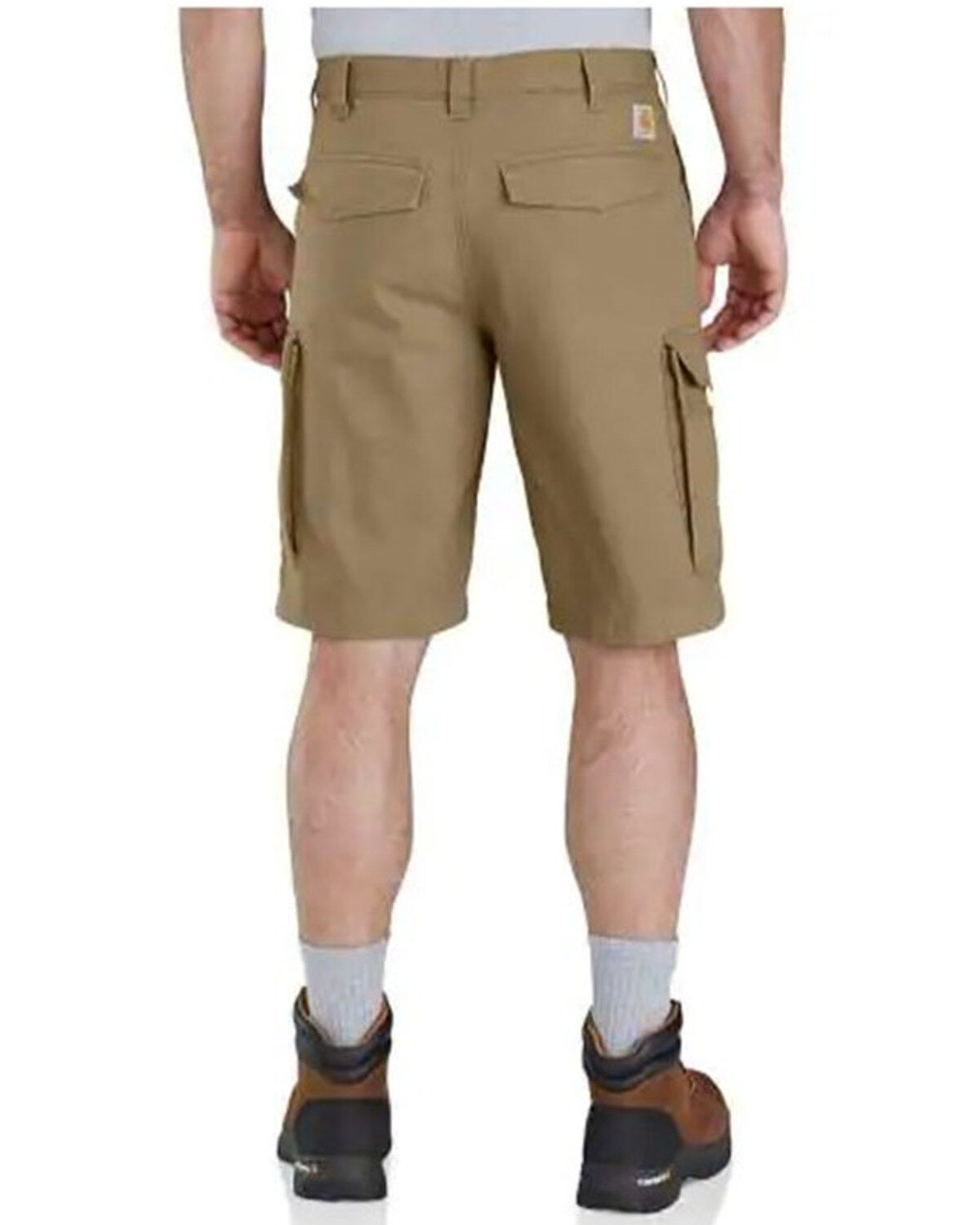 Image #2 - Carhartt Men's Rugged Flex&reg; Rigby Work Cargo Shorts, Beige/khaki, hi-res
