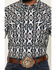 Image #3 - RANK 45&reg; Men's RODEOTEK&trade; 2.0 8 Seconds Southwestern Print Short Sleeve Snap Stretch Performance Shirt, Blue, hi-res