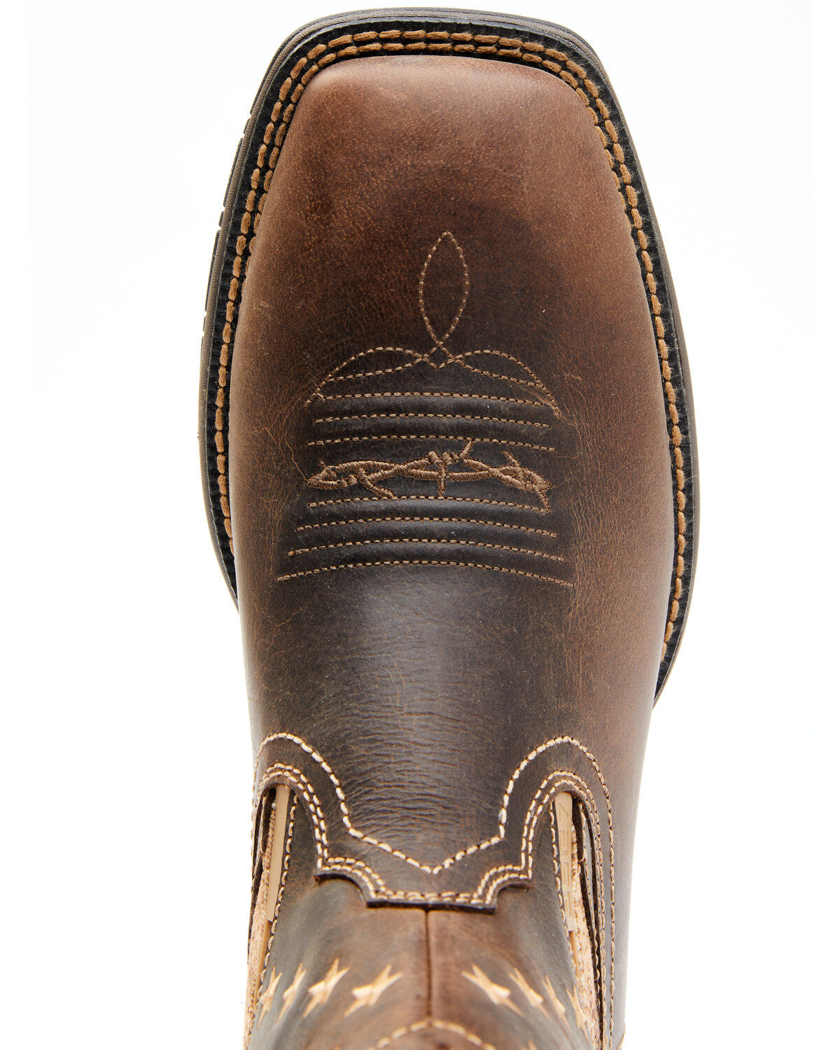 Image #6 - Cody James Men's ASE7 Star Lite Performance Western Boots - Broad Square Toe, Brown, hi-res