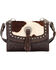 Image #1 - American West Women's Texas Two Step Crossbody Bag, Chocolate, hi-res