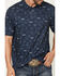 Image #3 - Buckwear Men's Busch Light Repeat Short Sleeve Polo, Navy, hi-res
