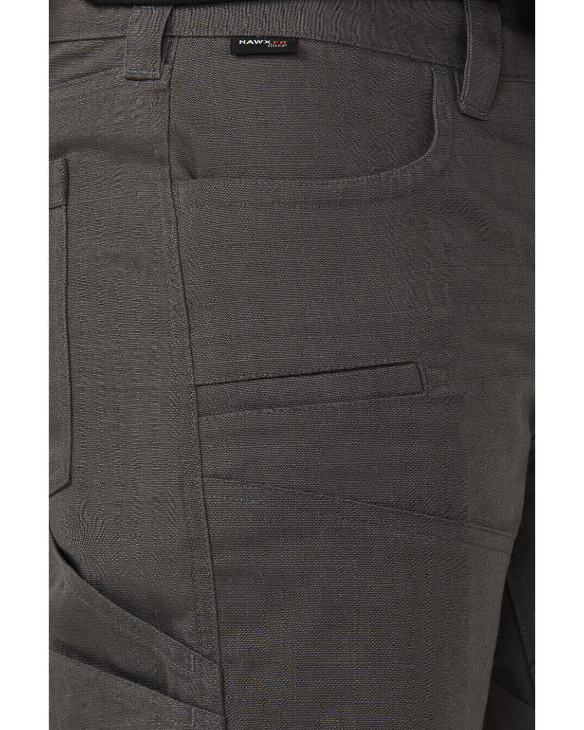 Image #2 - Hawx Men's FR Double Front Ripstop Pants - Big, Charcoal, hi-res