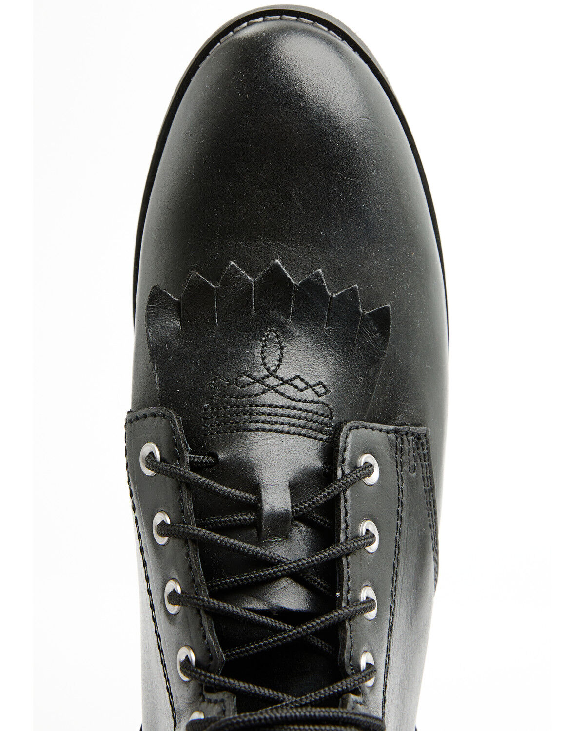 Image #6 - Cody James Men's 8" Highland Lace-Up Boots - Round Toe, Black, hi-res