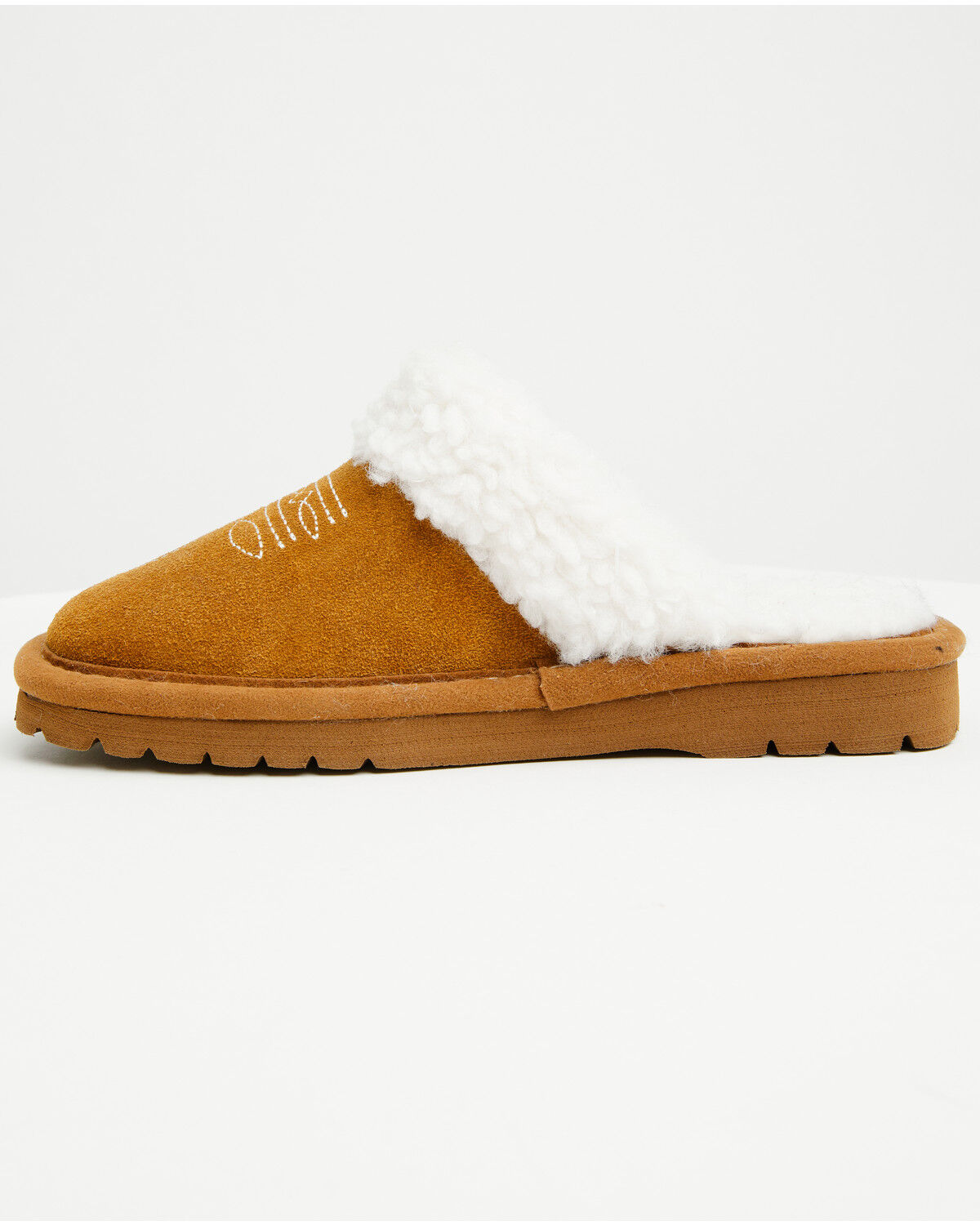 Image #3 - Ariat Girls' Jackie Square Toe Slippers, Chestnut, hi-res