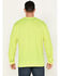 Image #4 - Hawx Men's High-Visibility Long Sleeve Work Shirt, Yellow, hi-res
