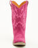 Image #4 - Dingo Little Girls' Thunder Road Suede Western Boots - Snip Toe, Pink, hi-res