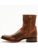 Image #3 - Moonshine Spirit&reg; Men's Pancho 8" Zipper Western Boot - Round Toe, Brown, hi-res