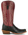 Image #2 - Tony Lama Women's Zaire Exotic Full Quill Ostrich Western Boots - Square Toe, Black, hi-res