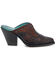 Image #2 - Corral Women's Inlay Studded Mules - Snip Toe, Brown, hi-res