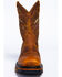 Image #3 - Cody James Men's 11" Flag Western Work Boots - Nano Composite Toe, Brown, hi-res