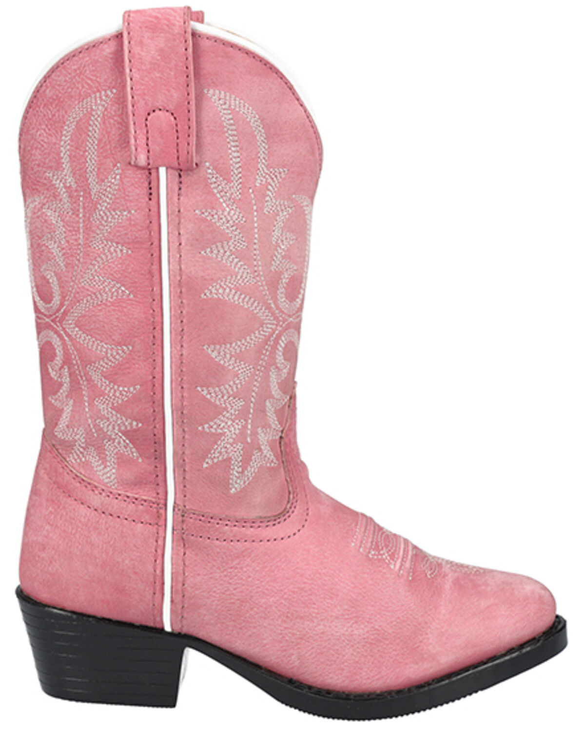 Image #2 - Smoky Mountain Girls' Denver Western Boots - Round Toe, Pink, hi-res