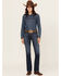 Image #1 - Wrangler Women's Lacey Dark Wash Bespoke High Rise Bootcut Stretch Denim Jeans, Dark Wash, hi-res