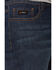 Image #2 - Forge Workwear Men's FR Cross Hatch Medium Wash Inherent Relaxed Bootcut Rigid Denim Jeans, Medium Blue, hi-res