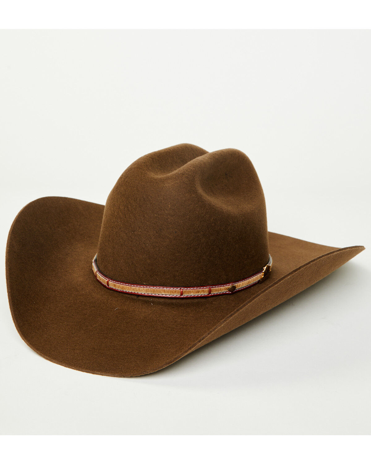 Stetson Powder River 4X Buffalo Fur Felt Hat, Mink, hi-res