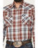 Image #3 - Ely Walker Men's Plaid Print Long Sleeve Pearl Snap Western Shirt - Big, , hi-res