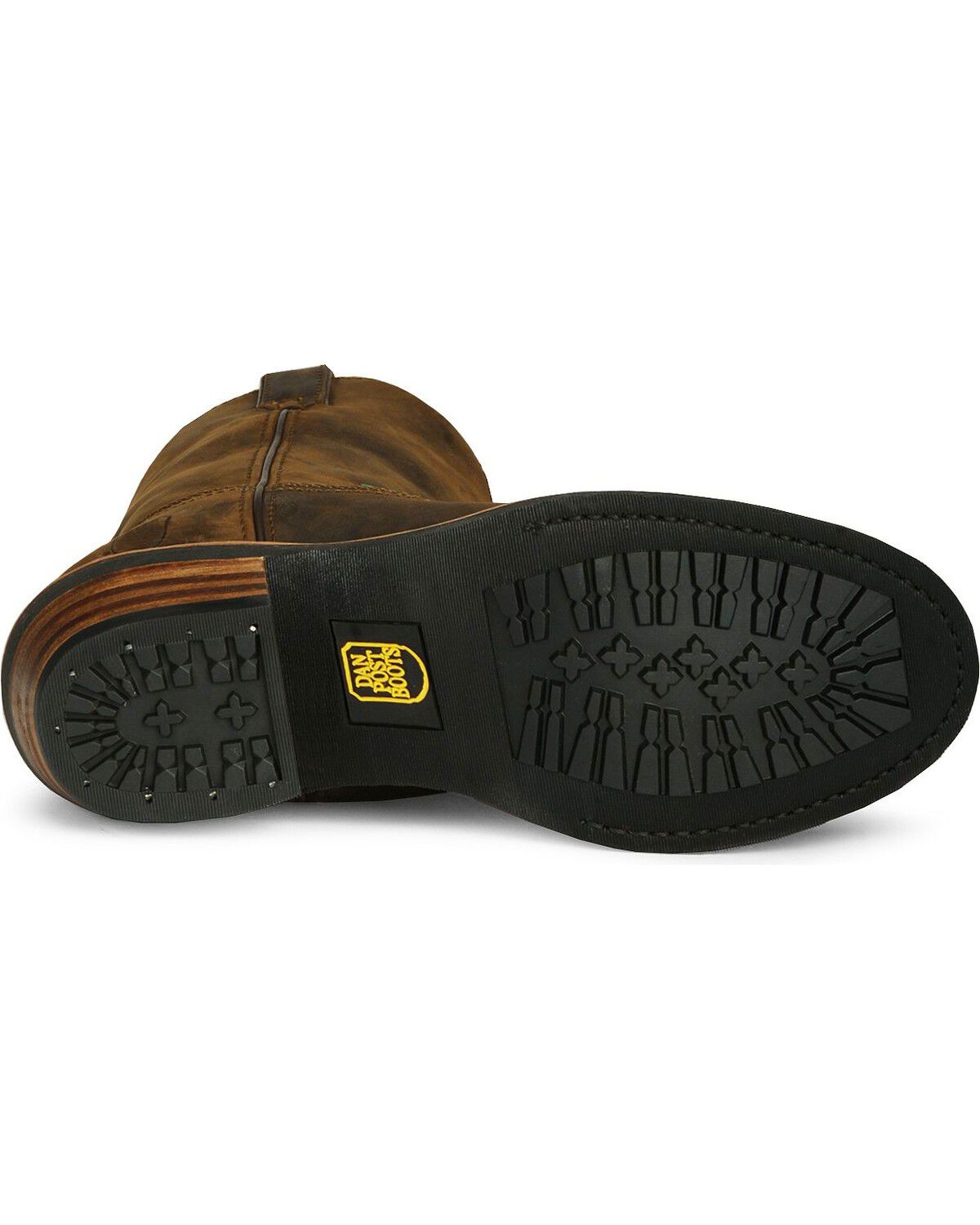 Image #18 - Dan Post Men's Albuquerque Waterproof Western Work Boots - Soft Toe, Distressed, hi-res