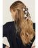 Image #1 - Shyanne Women's Sylvie Cow Print Bow Hair Clip, Brown, hi-res