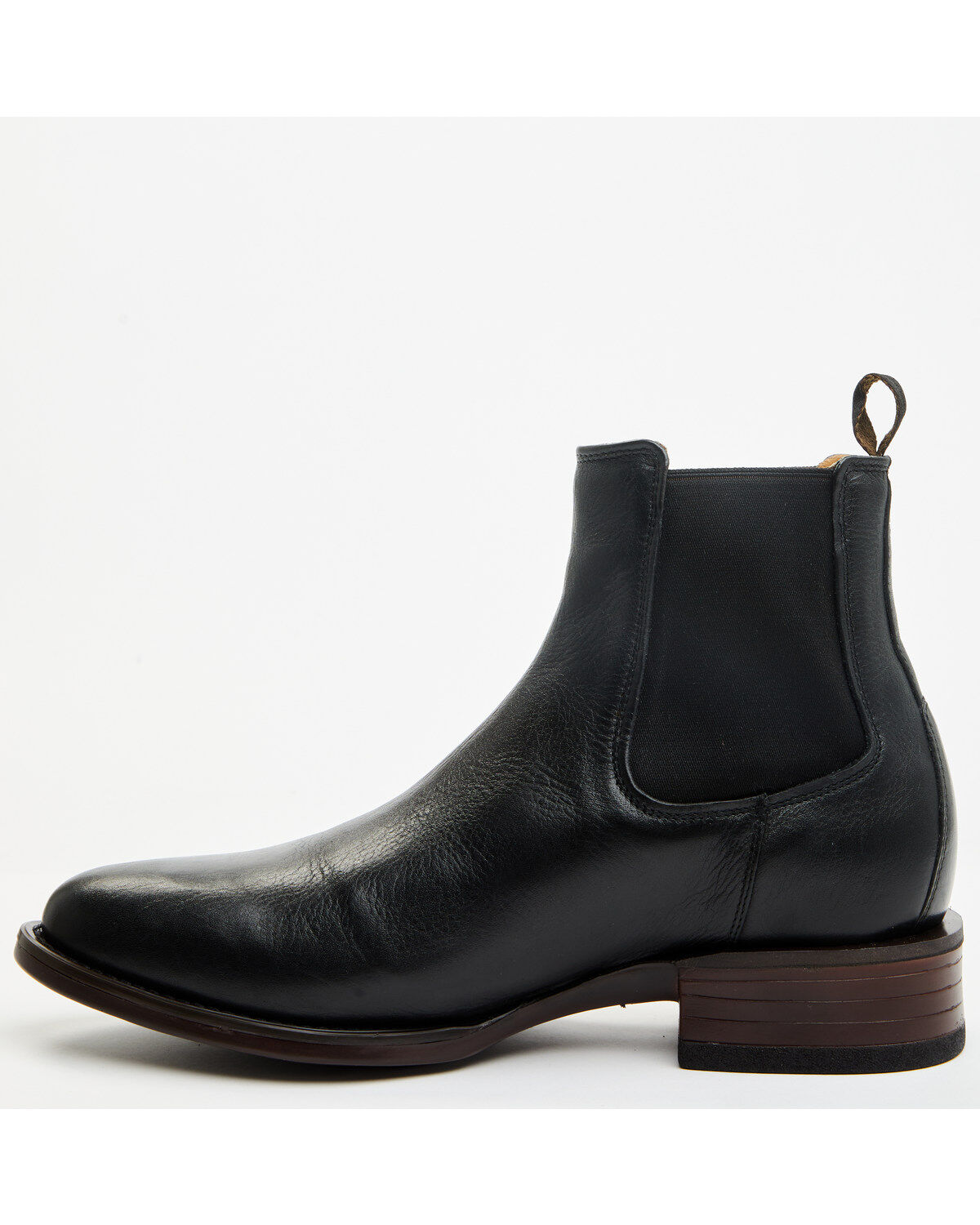 Image #3 - Cody James Men's Scout Chelsea Boots - Round Toe, Black/red, hi-res