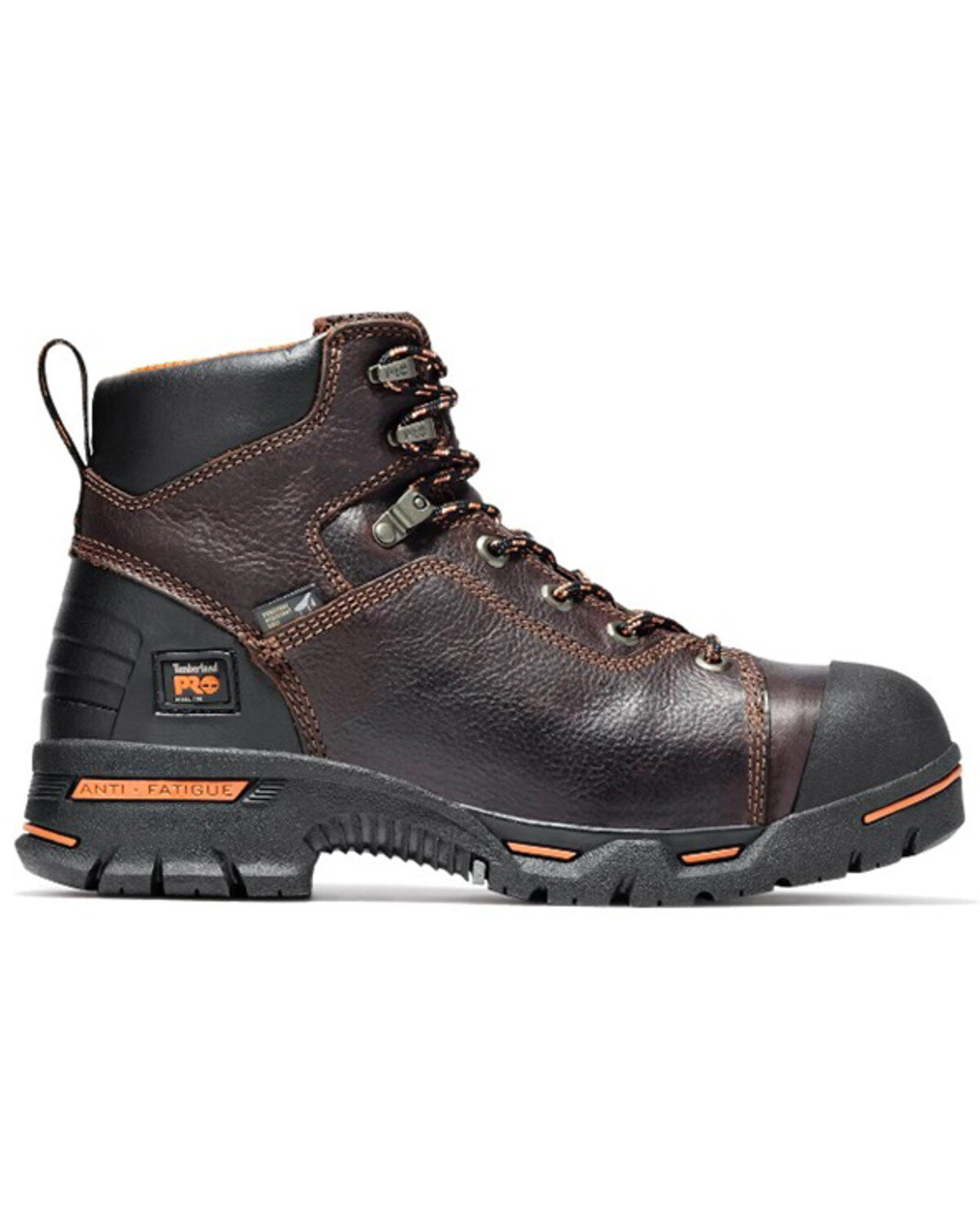Image #2 - Timberland PRO Men's 6" Endurance Waterproof Work Boots - Steel Toe, Brown, hi-res