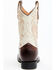 Image #5 - RANK 45&reg; Boys' Austin Western Boots - Broad Square Toe, Ivory, hi-res