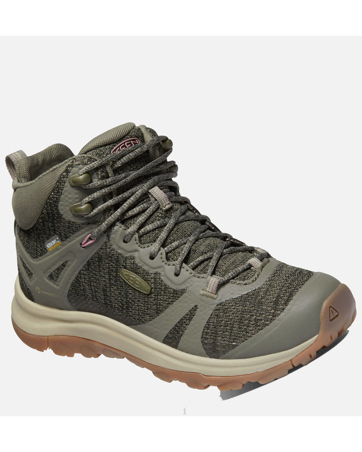 Keen Women's Terradora II Waterproof Hiking Boots - Soft Toe, Olive, hi-res