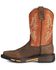 Image #3 - Ariat Boys' Earth WorkHog&reg; Western Boots - Square Toe, Earth, hi-res