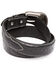Image #2 - Cody James Men's Ostrich Print Embroidered Western Buckle Belt, Black, hi-res