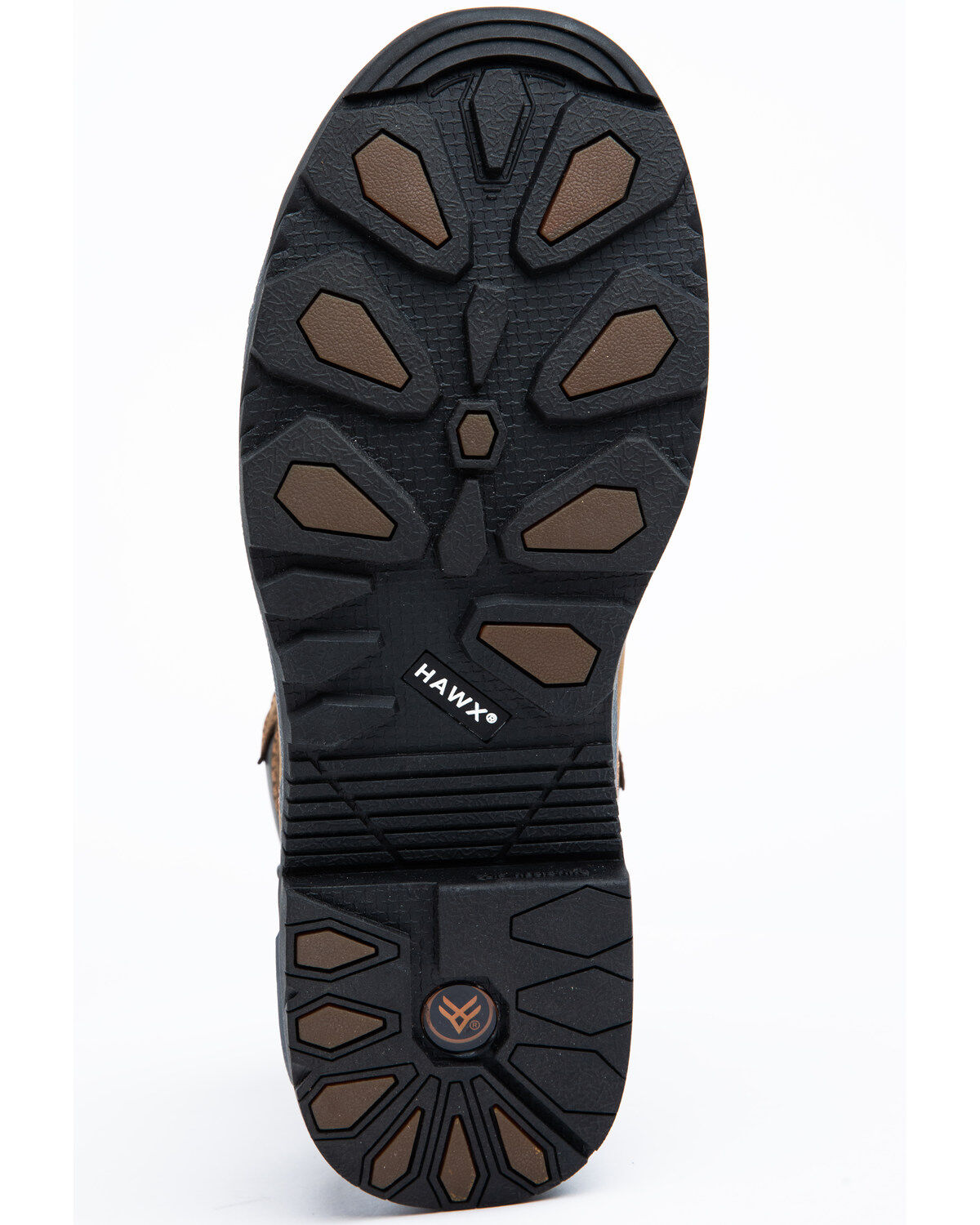 Image #7 - Hawx Men's 6" Crew Chief Lace-To-Toe Waterproof Work Boots - Composite Toe, Dark Brown, hi-res