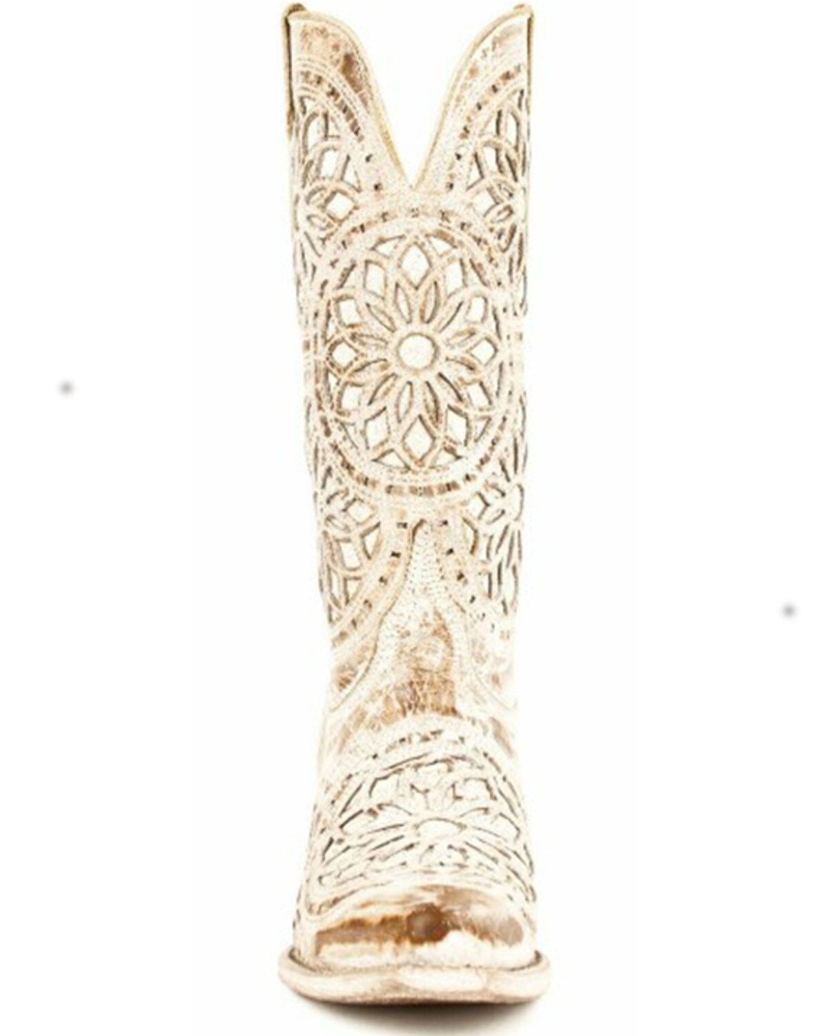 Image #4 - Ferrini Women's Mandala Western Boots - Snip Toe, Brown, hi-res