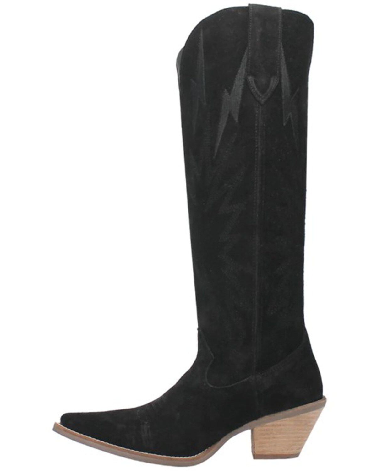 Image #3 - Dingo Women's Thunder Road Western Performance Boots - Snip Toe, Black, hi-res