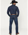 Image #3 - Wrangler Retro Men's 88MWZ Ozark Dark Wash Slim Straight Stretch Denim Jeans, Dark Wash, hi-res