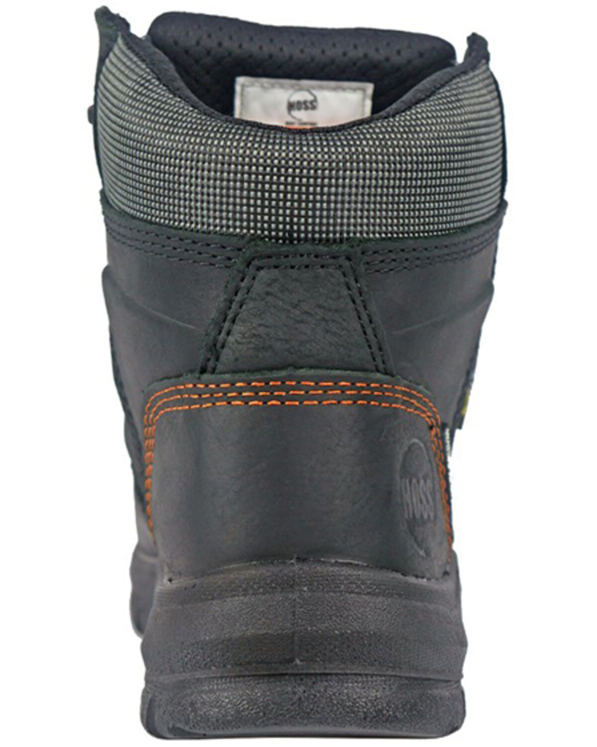 Image #5 - Hoss Men's Prowl 6" Metguard Lace-Up Boots - Composite Toe, Black, hi-res