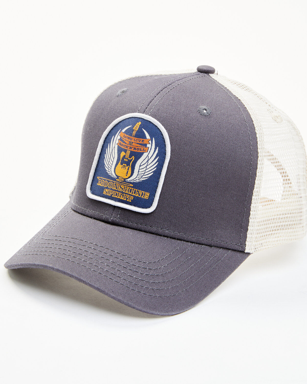 Image #1 - Moonshine Spirit&reg; Men's Guitar Wings Ball Cap, Grey, hi-res