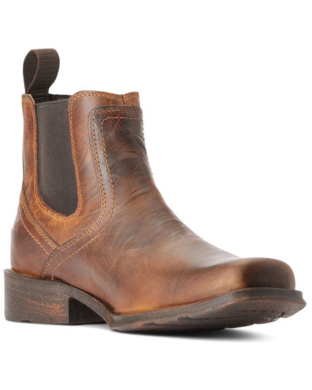 Image #1 - Ariat Men's Midtown Rambler Western Boots - Square Toe, Light Brown, hi-res