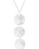 Image #2 - Montana Silversmiths Women's Triple Concho Dangle Necklace, Silver, hi-res