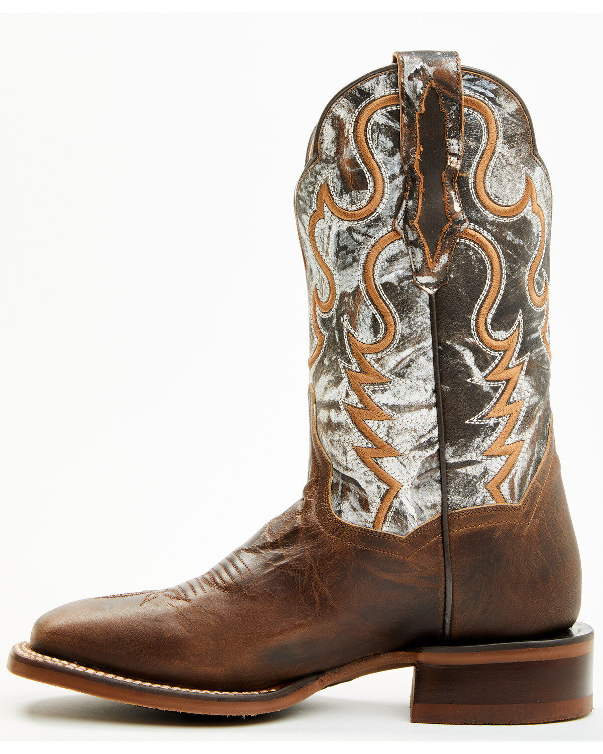 Image #3 - Dan Post Women's Tess Performance Western Boots - Square Toe, Brown, hi-res