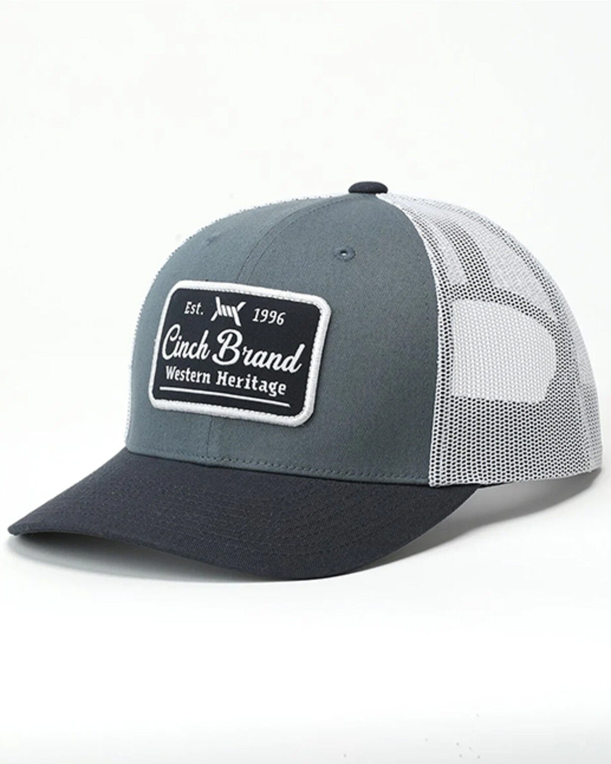 Image #1 - Cinch Men's Barbed Wire Ball Cap, Blue, hi-res