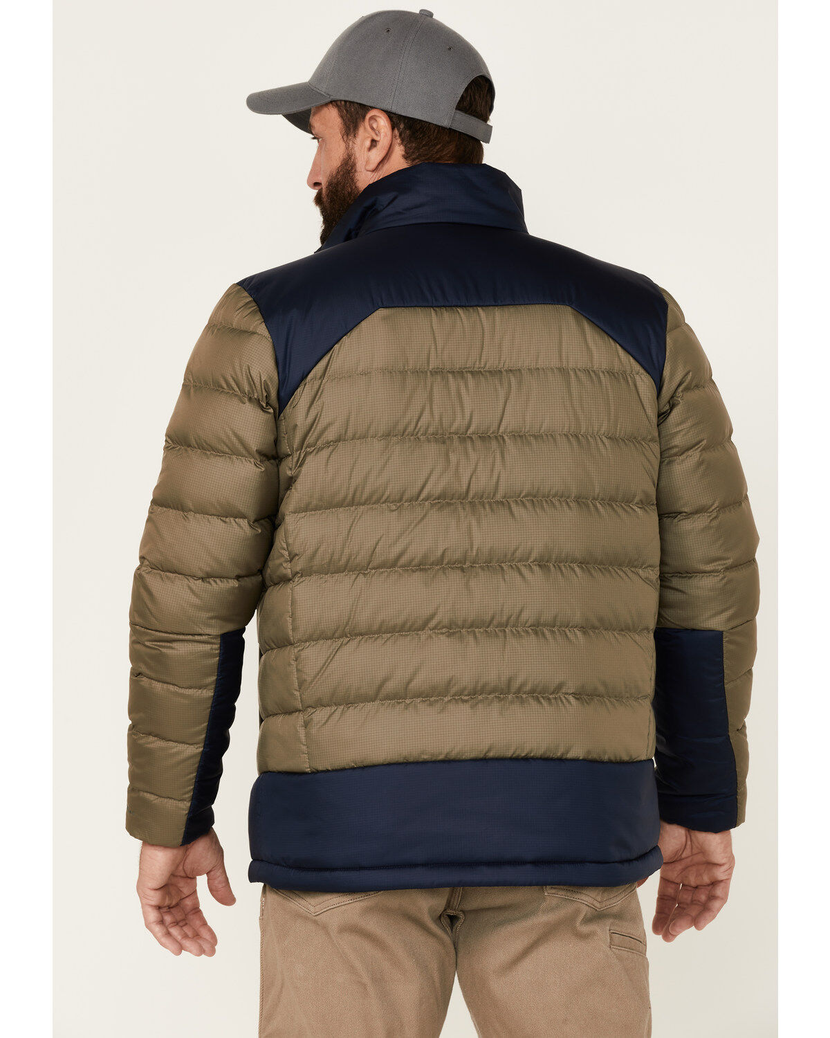 Image #4 - Columbia Men's Autumn Park Zip-Front Down Jacket, Olive, hi-res