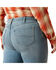 Image #2 - Ariat Women's Zoe Medium Wash Mid Rise Trouser Stretch Denim Jeans - Plus, Medium Wash, hi-res