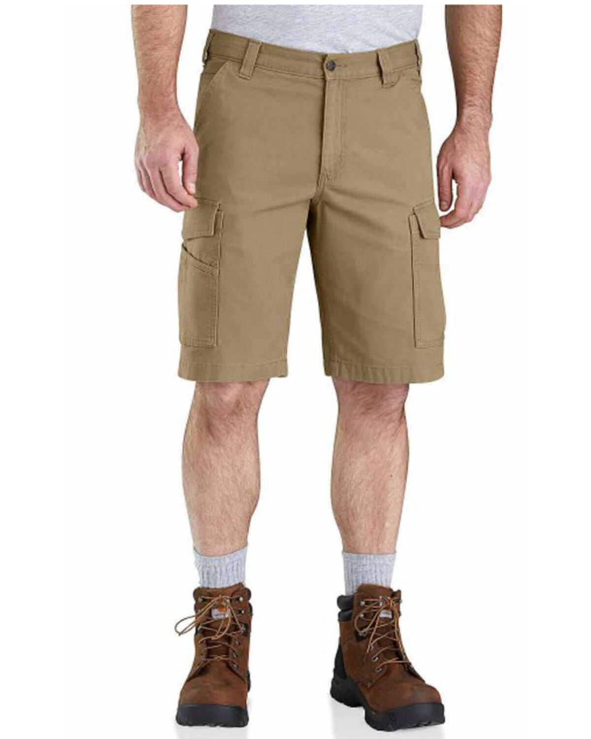 Image #1 - Carhartt Men's Rugged Flex&reg; Rigby Work Cargo Shorts, Beige/khaki, hi-res