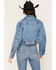 Image #4 - Wrangler Women's Cowboy Fade Denim Jacket, Light Wash, hi-res