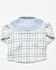 Image #3 - Angel Dear Infant Boys' Plaid Print Long Sleeve Pearl Snap Western Shirt, Blue, hi-res