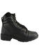 Image #2 - Milwaukee Leather Women's Lace To Toe Boots - Round Toe, Black, hi-res