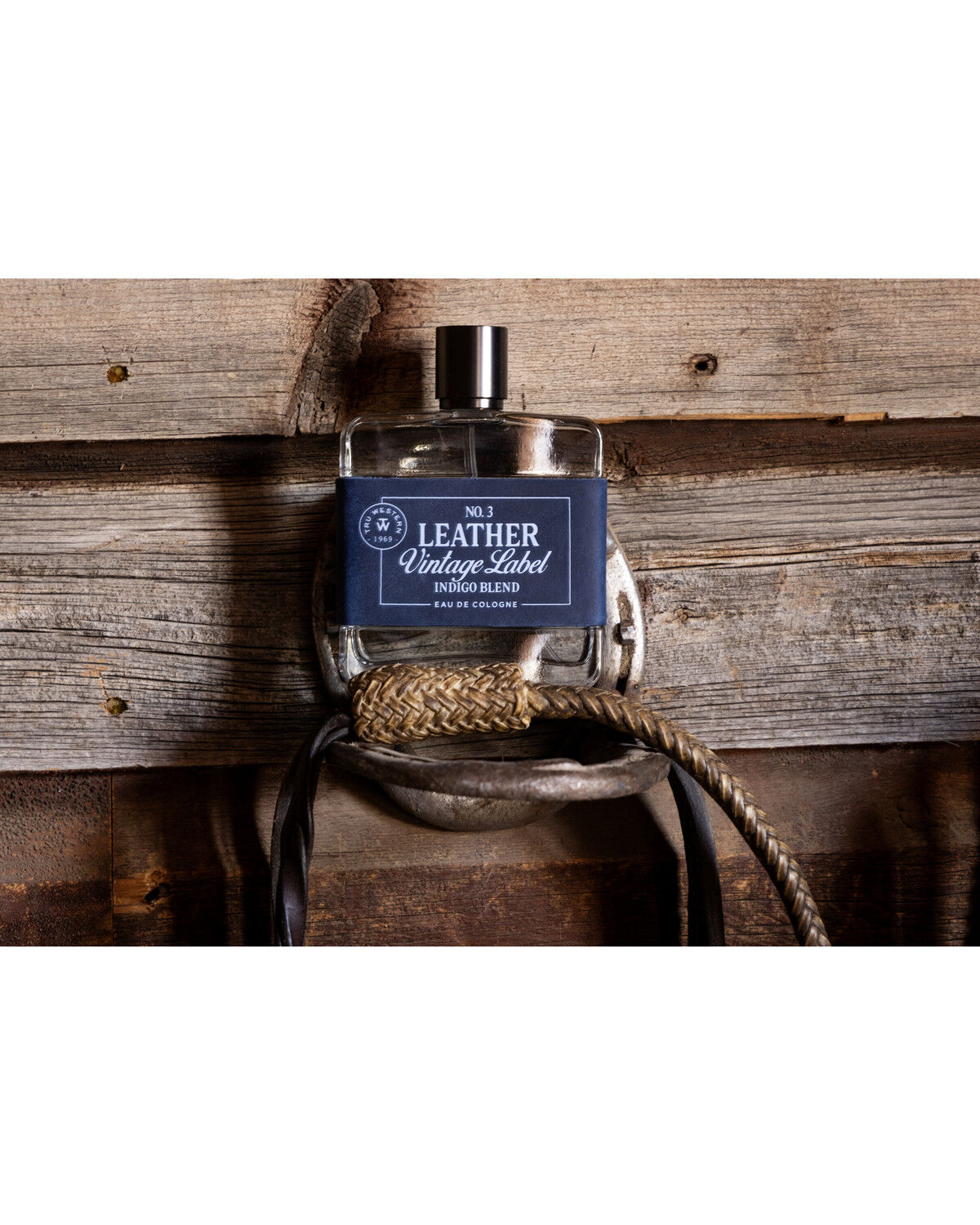 Image #4 - Tru Fragrances Men's No.3 Leather Vintage Label Indigo Blend Cologne, No Color, hi-res