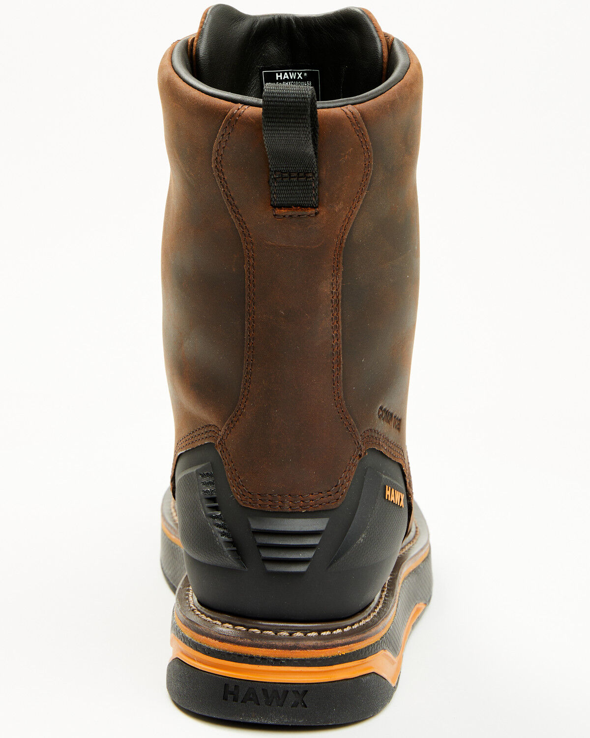 Image #5 - Hawx Men's 8" Airflow Heat Transfer System Paver Work Boots - Composite Toe, Dark Brown, hi-res