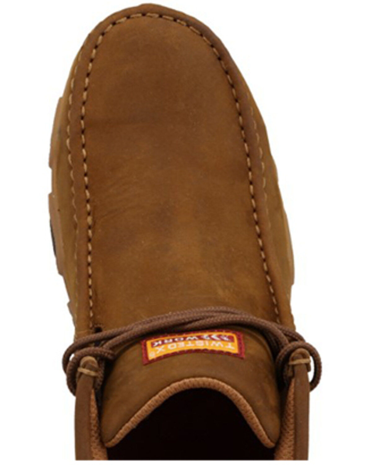 Image #6 - Twisted X Men's Work Chukka Driving Mocs - Nano Composite Toe, Distressed Brown, hi-res